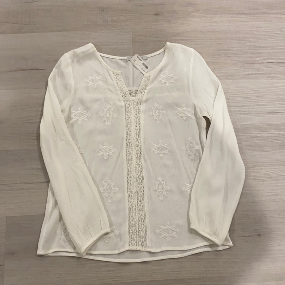 Gab Kate smock blouse size small